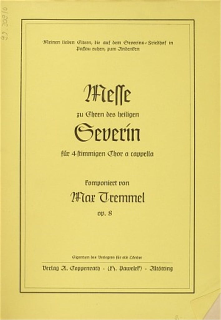 Messe zu Ehren des heiligen Severin